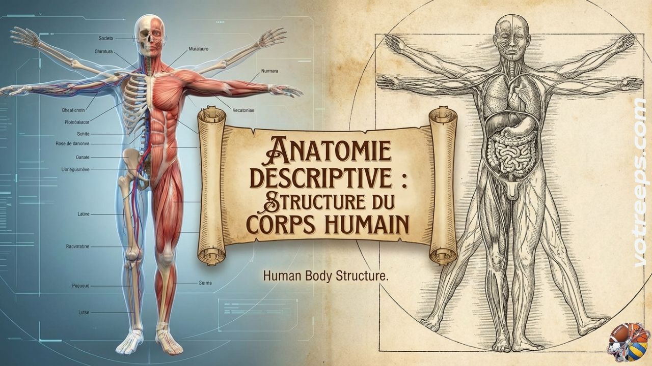 Anatomie descriptive : structure du corps humain