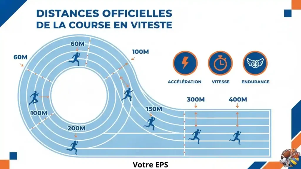 Distances Officielles de la Course en Vitesse