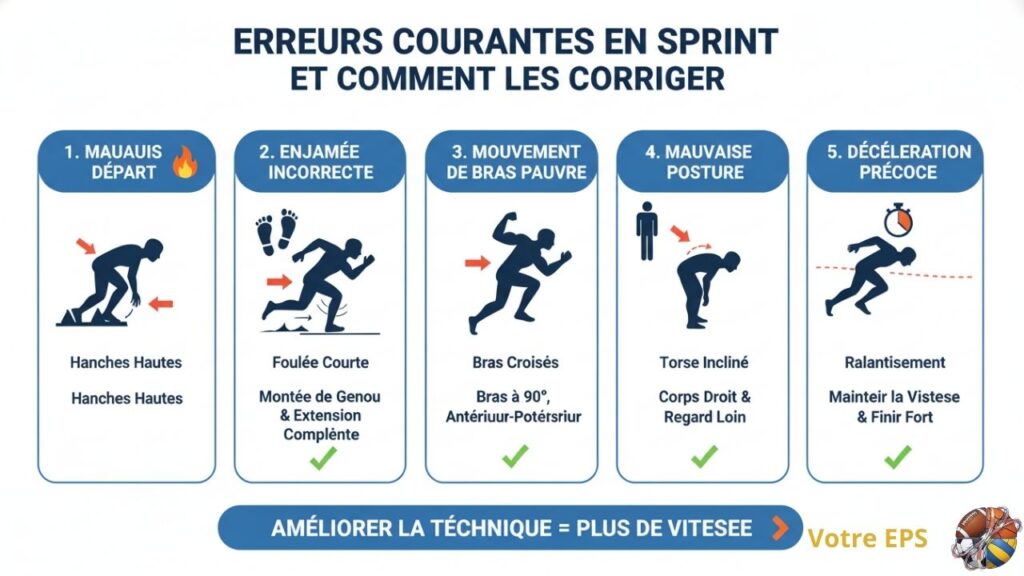 Erreurs Courantes en Sprint et Comment les Corriger