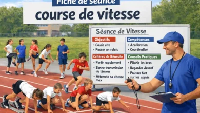 Fiche de séance course de vitesse