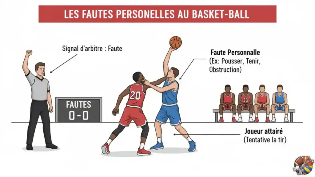 LES FAUTES PERSONNELLES AU BASKET-BALL