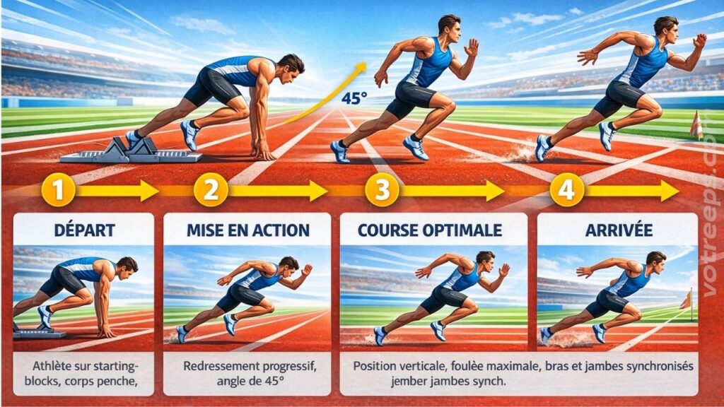 Les 4 Phases Techniques de la Course