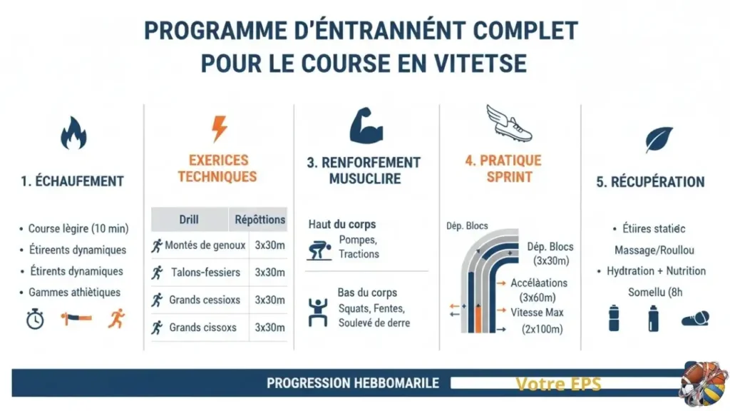 Programme d’Entraînement Complet pour la Course en Vitesse