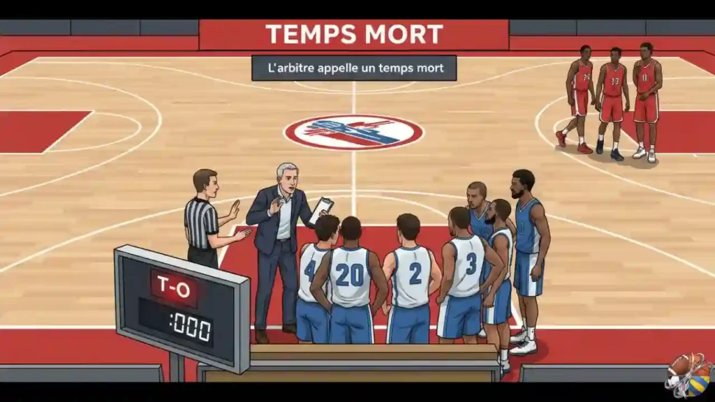 Temps mort demandé par l'entraîneur