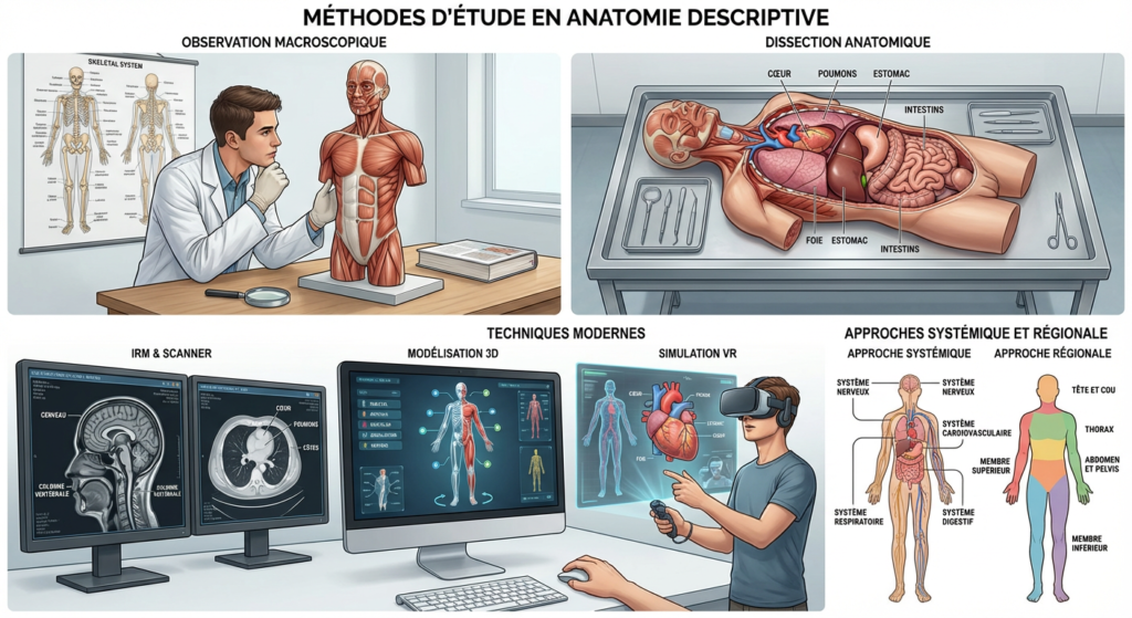 méthodes d’étude en anatomie descriptive