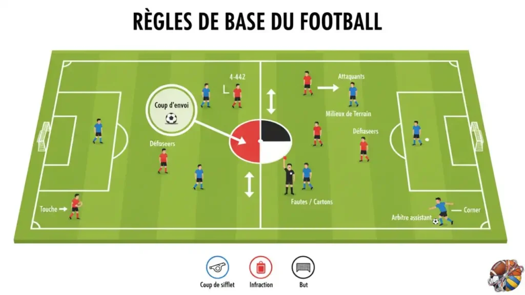 règles de base du football