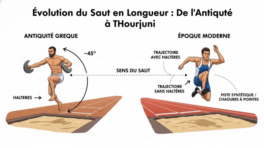 Évolution du Saut en Longueur