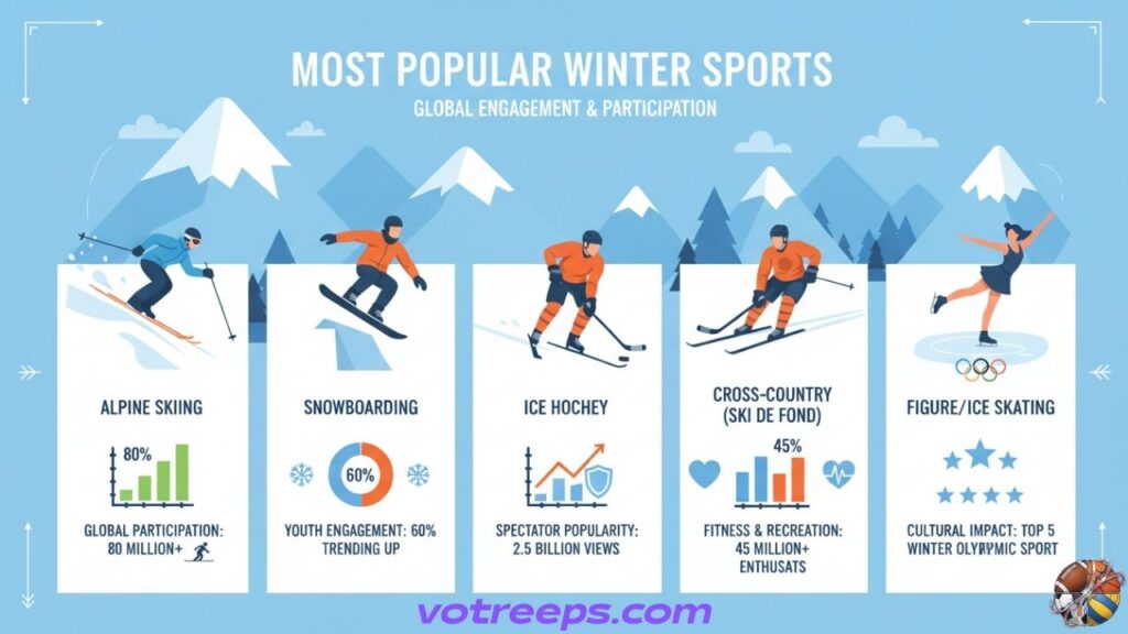 Les sports d’hiver les plus populaires