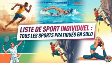 Liste de sport individuel Tous les sports pratiqués en solo