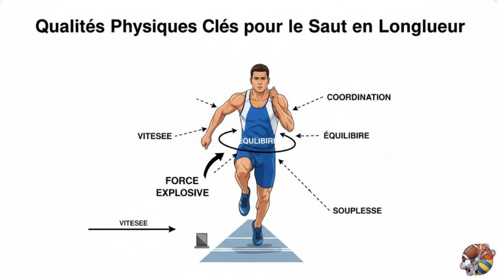Qualités Physiques Clés pour le Saut en Longueur
