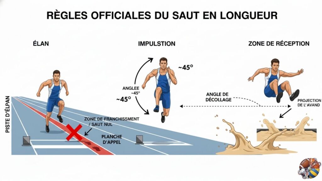Règles Officielles du Saut en Longueur
