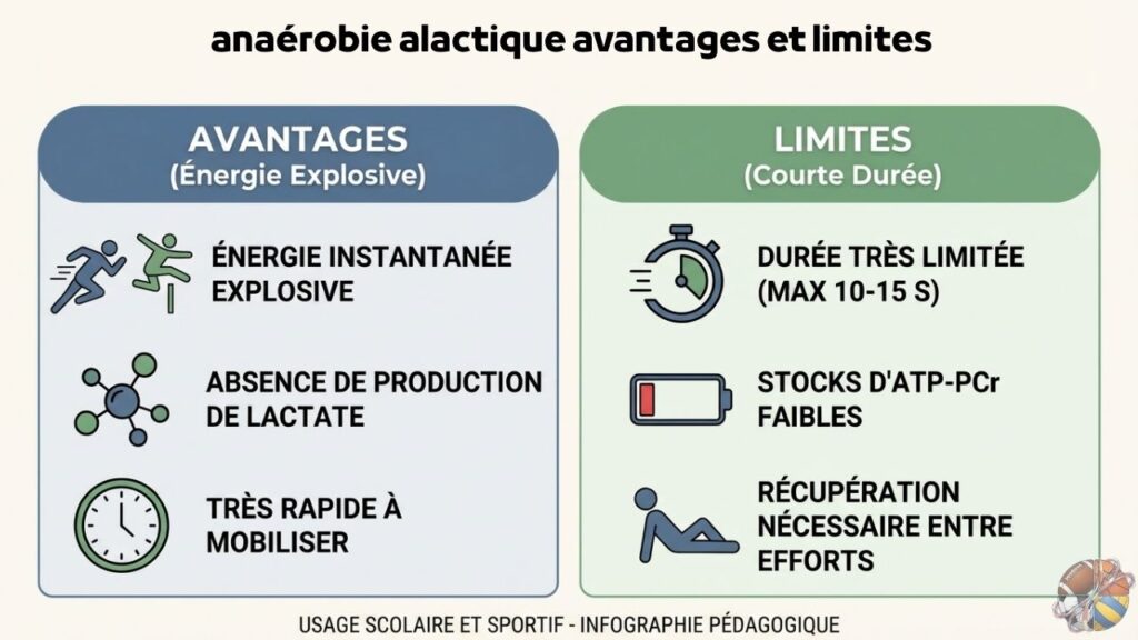  anaérobie alactique avantages et limites