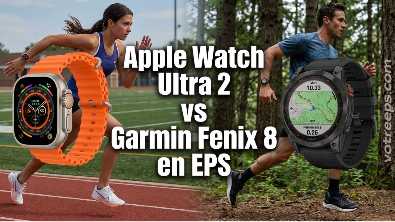 Apple Watch Ultra 2 vs Garmin Fenix 8 en EPS