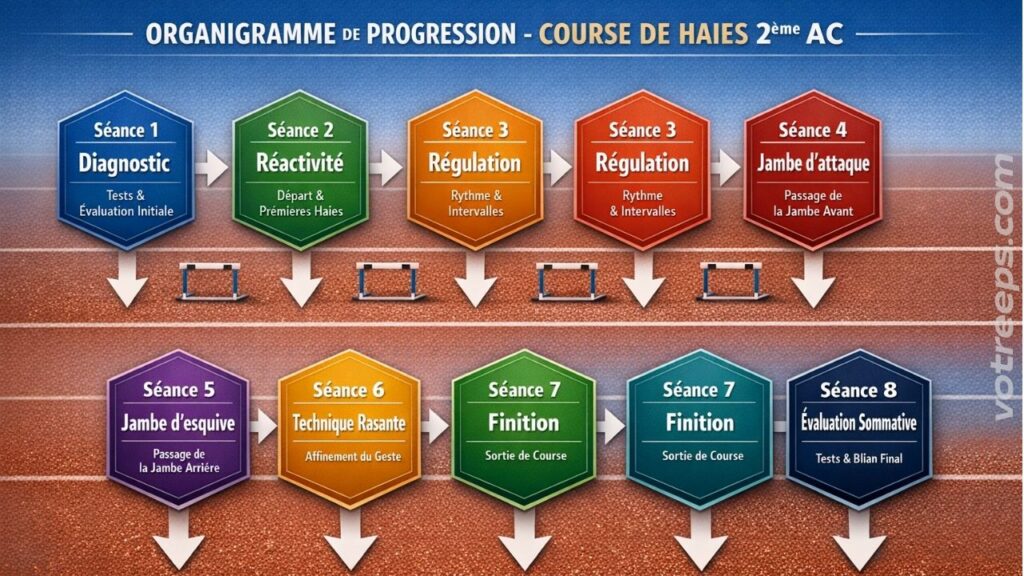  Organigramme de Progression Course de Haies 2ème AC