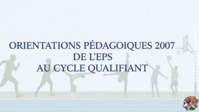 Orientations Pédagogiques 2007 de l'EPS au Cycle Qualifiant