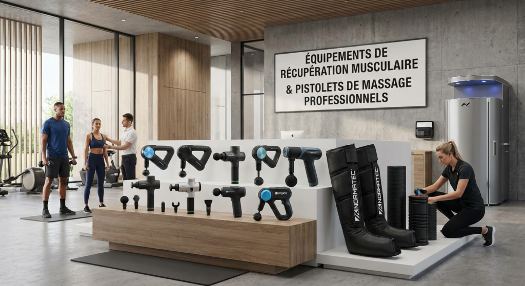 Pistolets de massage professionnels et équipements de récupération musculaire