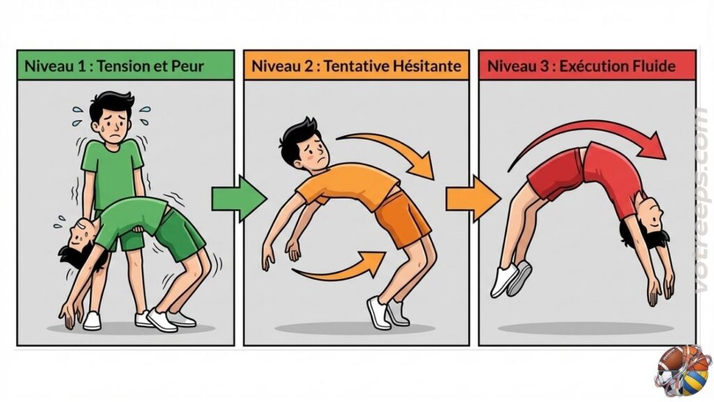 Progression des 3 Niveaux d'Apprentissage