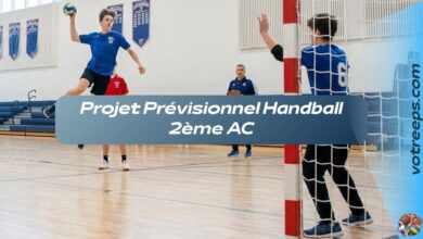 Projet Prévisionnel Handball 2ème AC
