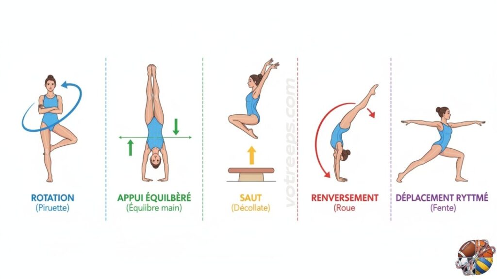 les 5 principes d'action fondamentaux de la gymnastique