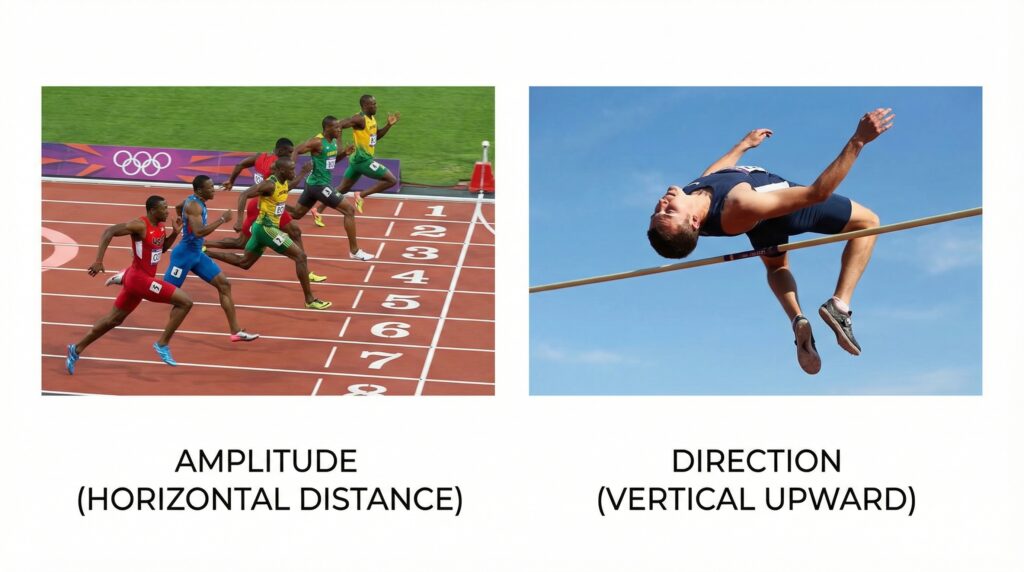 Amplitude et direction du mouvement