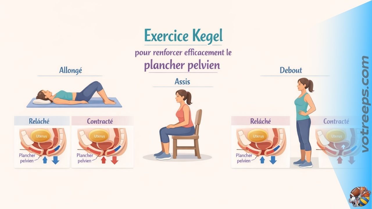 Exercice Kegel pour renforcer efficacement le plancher pelvien