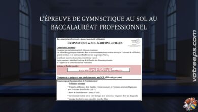 L'Épreuve de Gymnastique au Sol au Baccalauréat Professionnel