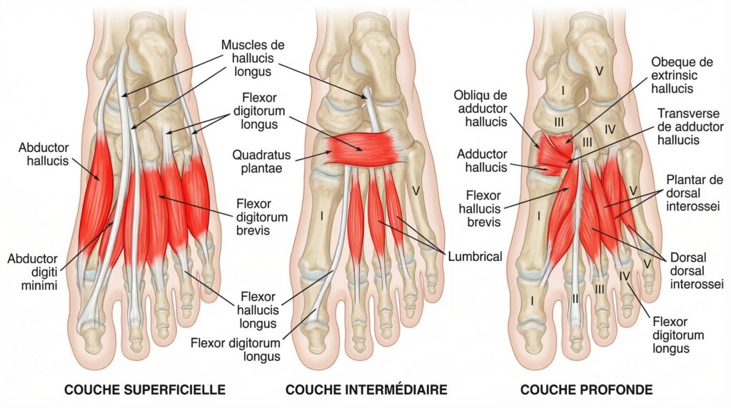 Muscles intrinsèques du pied