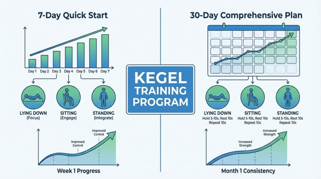 Programme d’entraînement Kegel