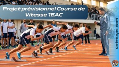 Projet prévisionnel Course de Vitesse 1BAC