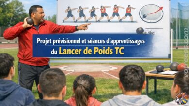 Projet prévisionnel et séances d’apprentissages du Lancer de Poids TC