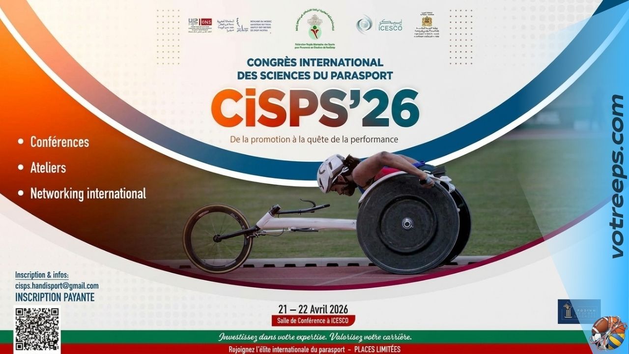 Congrès International Des Sciences Du Parasport Cisps’26