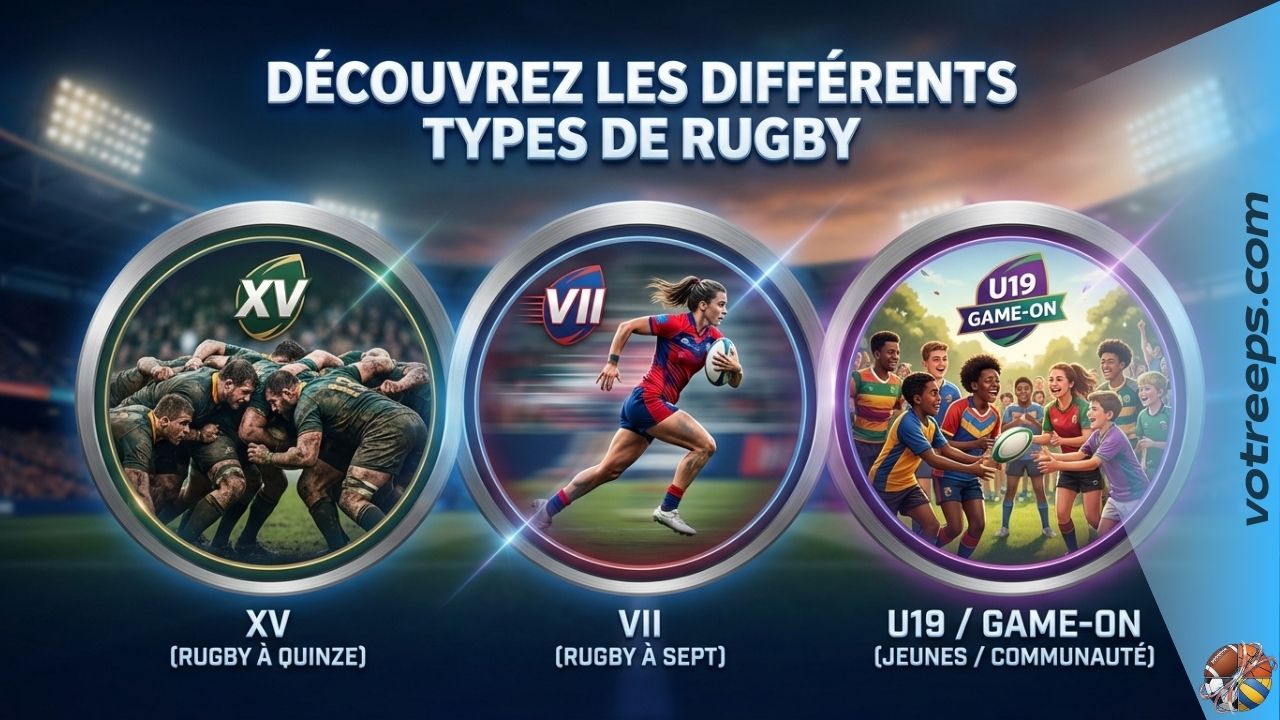 Découvrez les différents types de rugby