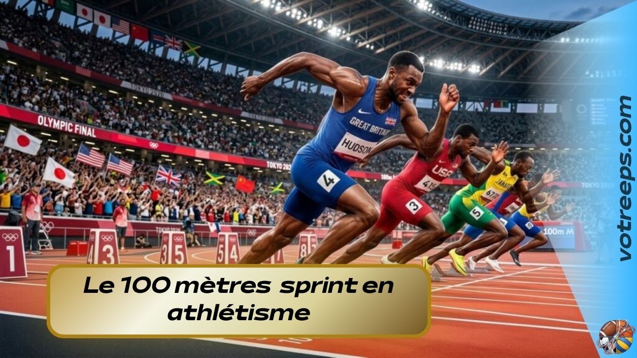 Le 100 mètres sprint en athlétisme