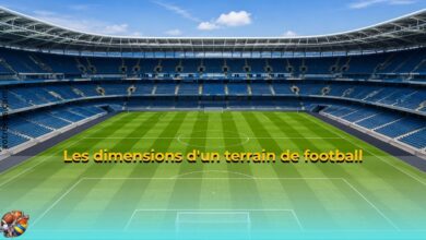 Les dimensions d'un terrain de football