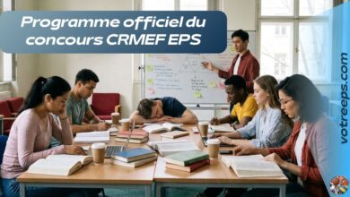 Programme officiel du concours CRMEF EPS