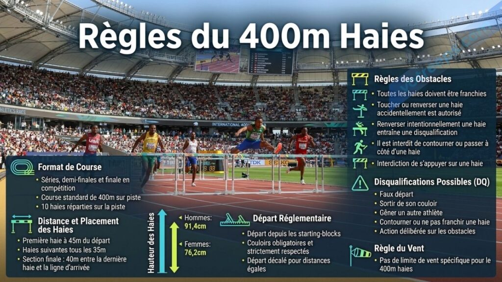 Règles du 400 m haies