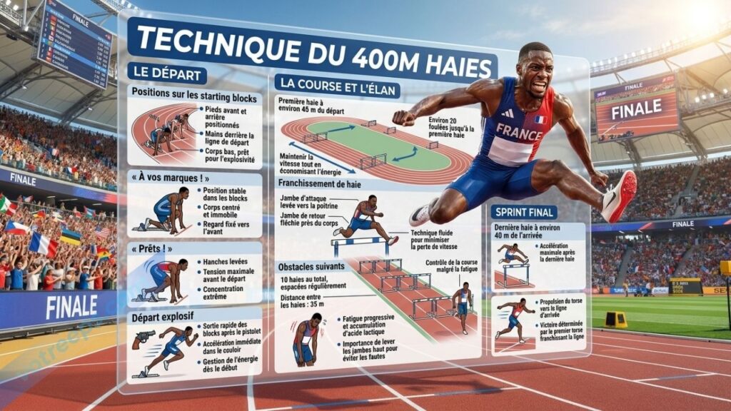 Technique du 400 m haies
