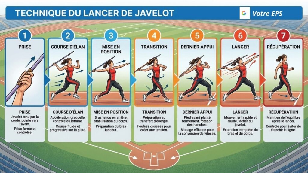 Technique du lancer du javelot