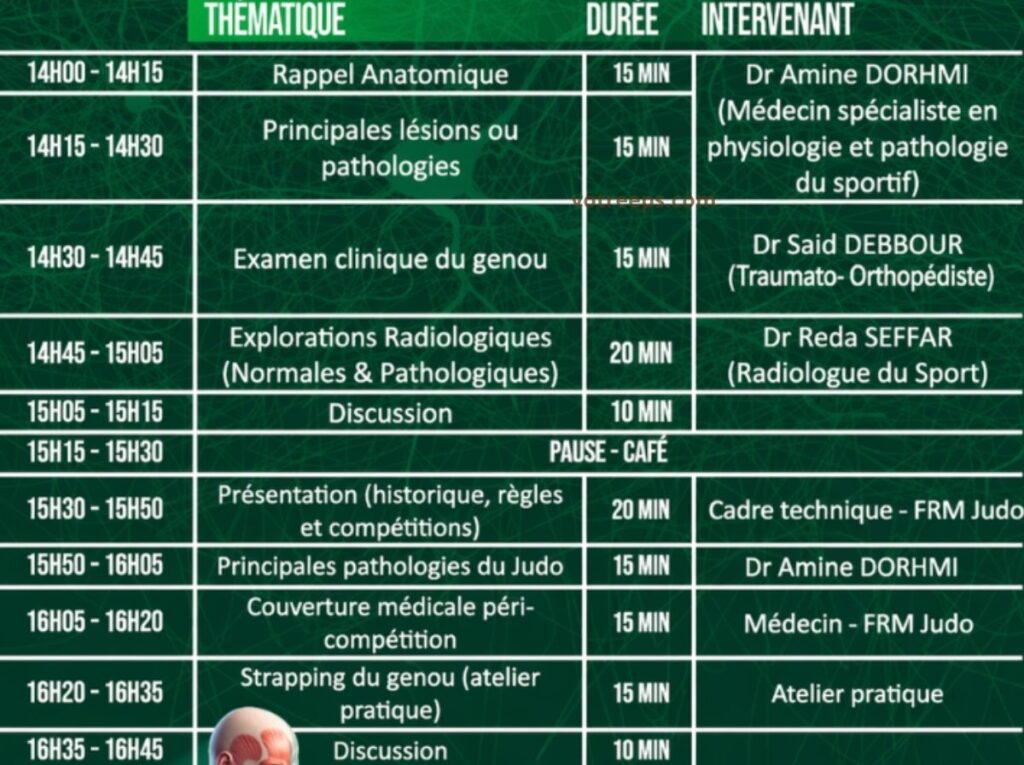 le programme de Rendez-vous médico-sportifs