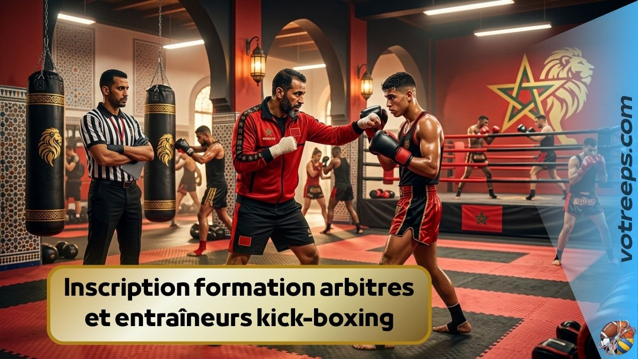 Inscription formation arbitres et entraîneurs kick-boxing