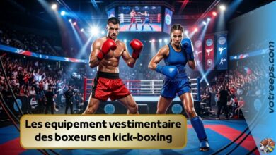 Les equipement vestimentaire des boxeurs en kick-boxing