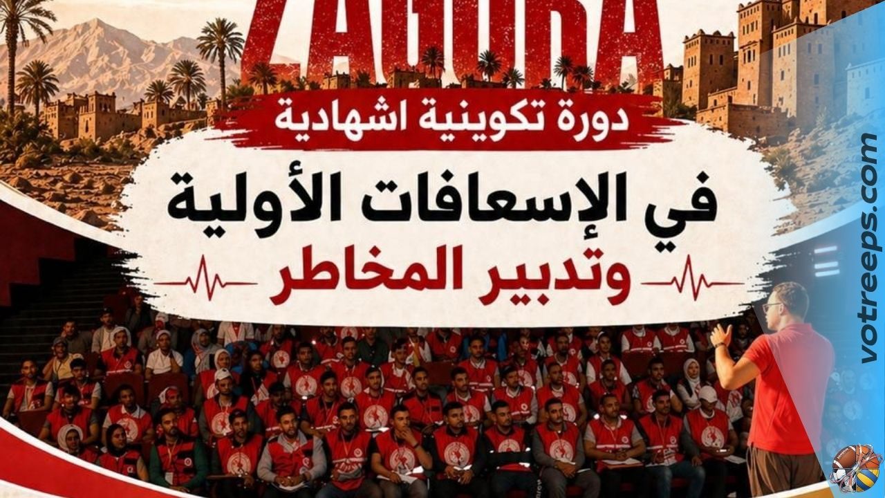 دورة تكوينية اشهادية في الاسعافات الأولية وتدبير المخاطر