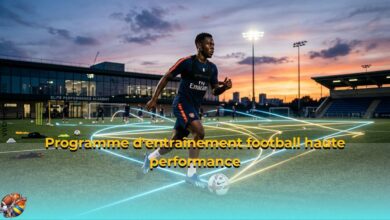 Programme d'entraînement football haute performance