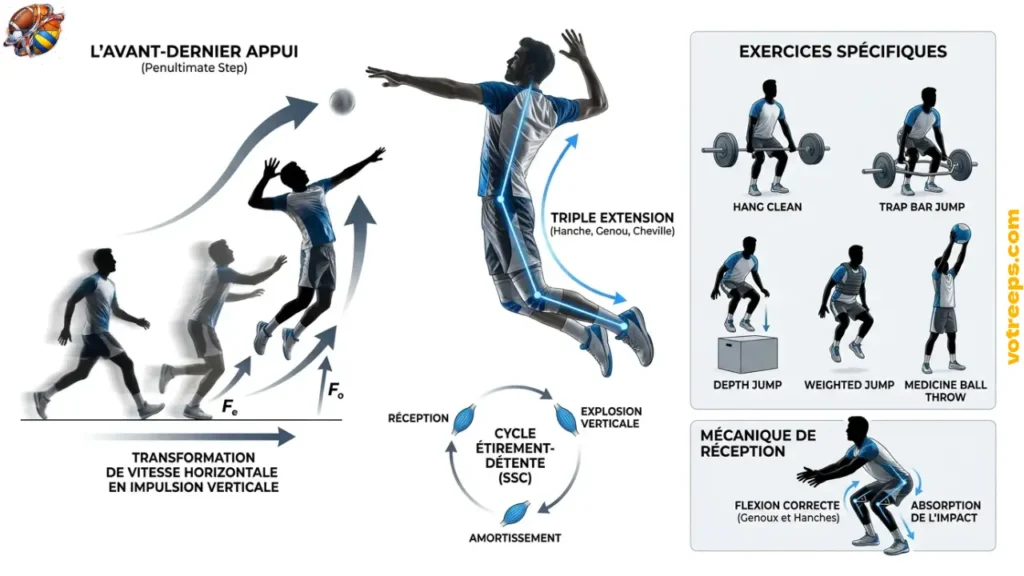 Le développement de la détente verticale en PPS Volleyball