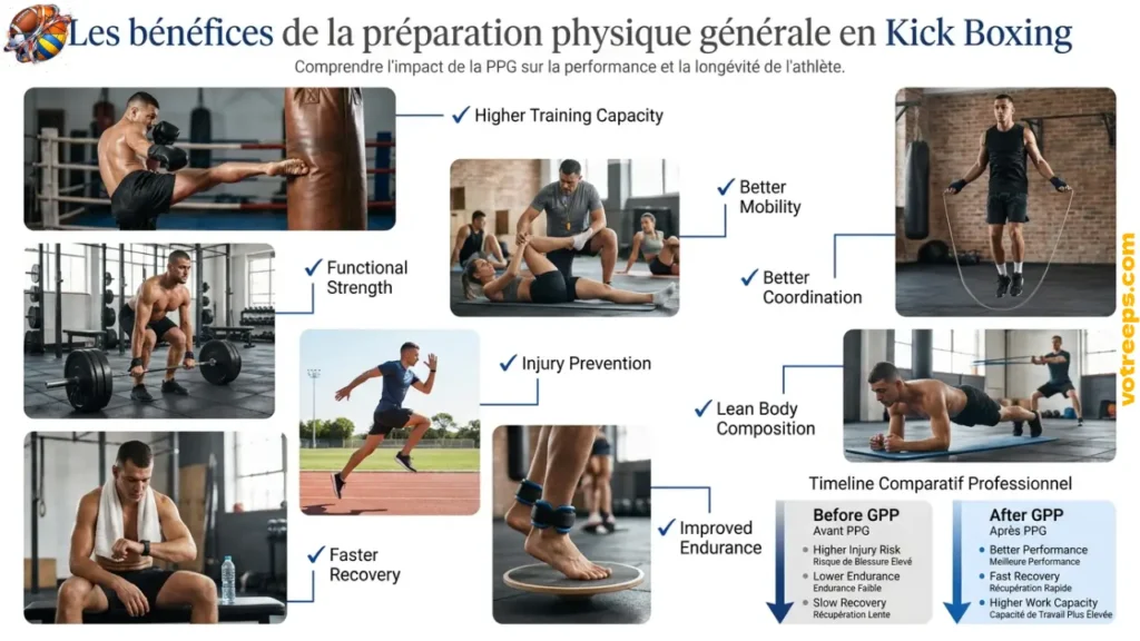 Les bénéfices de la préparation physique générale en Kick Boxing