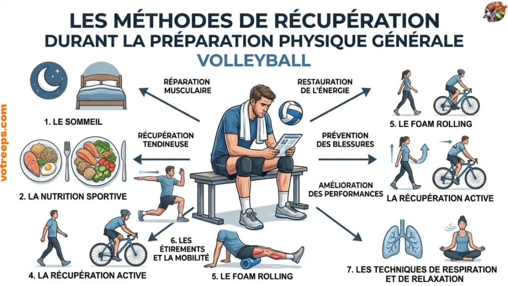 Les méthodes de récupération durant la Préparation Physique Générale Volleyball
