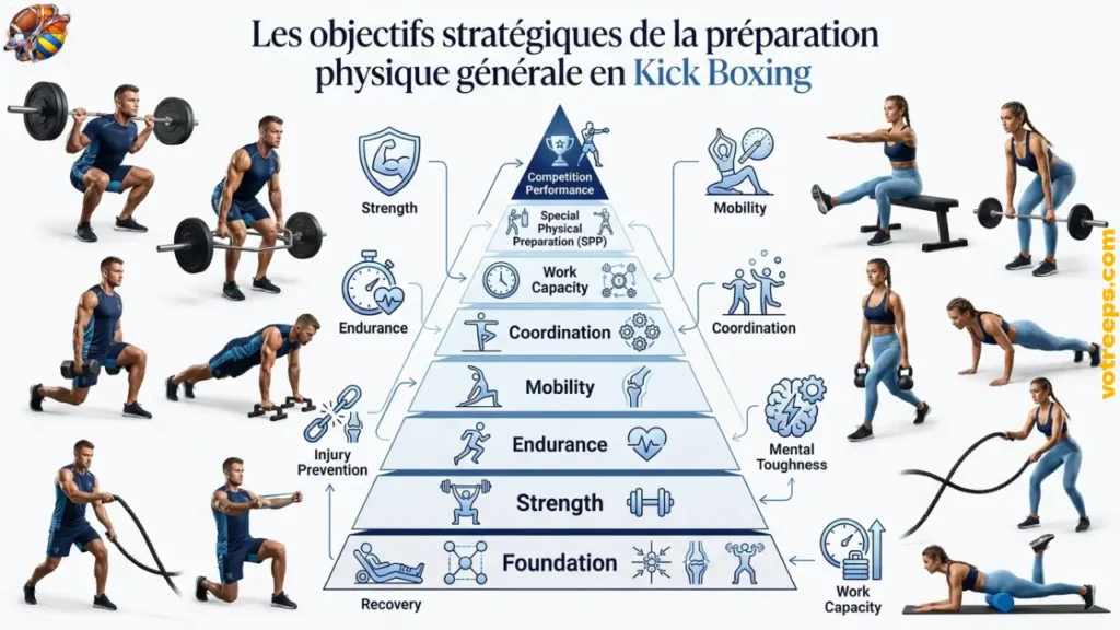 Les objectifs stratégiques de la préparation physique générale en Kick Boxing