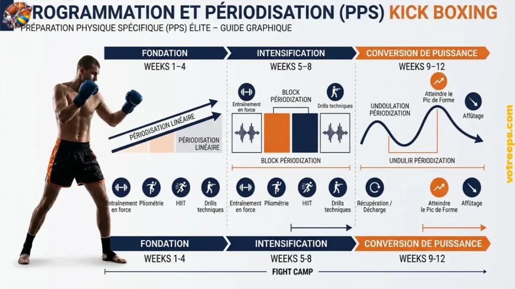 Programmation et périodisation de la Préparation Physique Spécifique en Kick Boxing